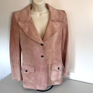 Vintage Fox Run Genuine Suede Leather Blazer (Made in Yugoslavia)
